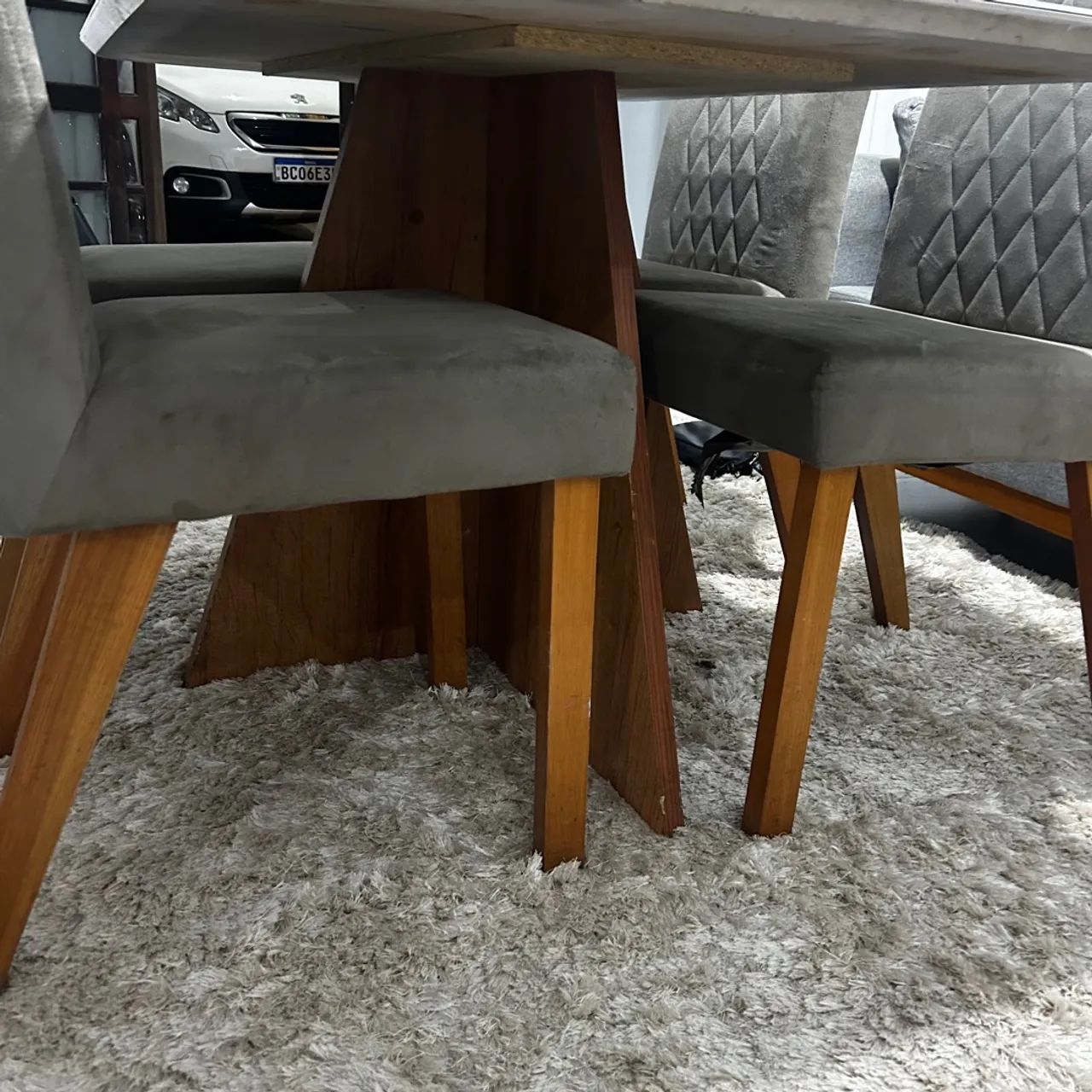 Mesa de Vidro + 4 Cadeiras  - Foto 4