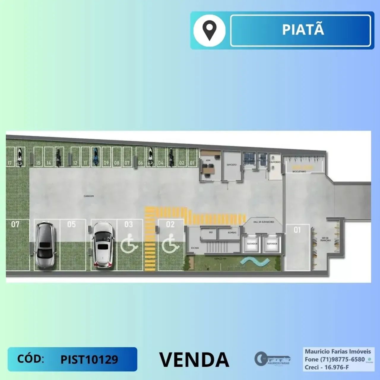 STUDIO COM 17M² EM PIATÃ PORTEIRA FECHADA - Foto 4