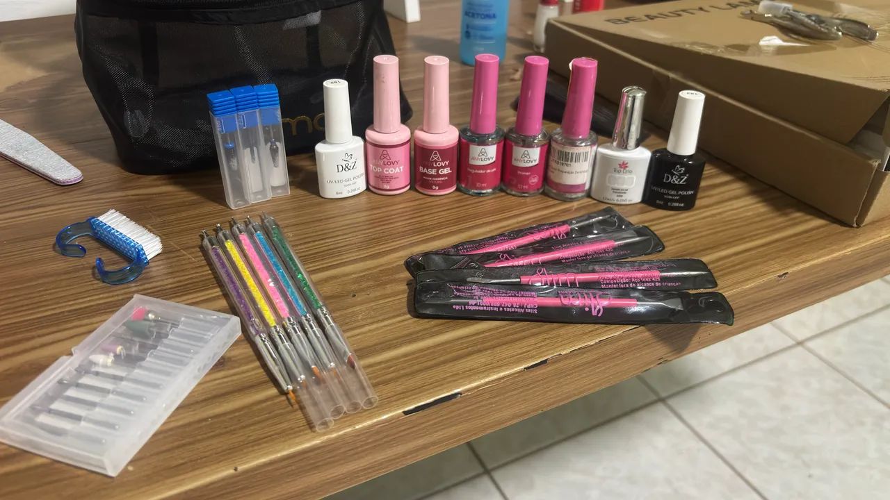 Kit para trabalhar com unha em gel - Foto 2