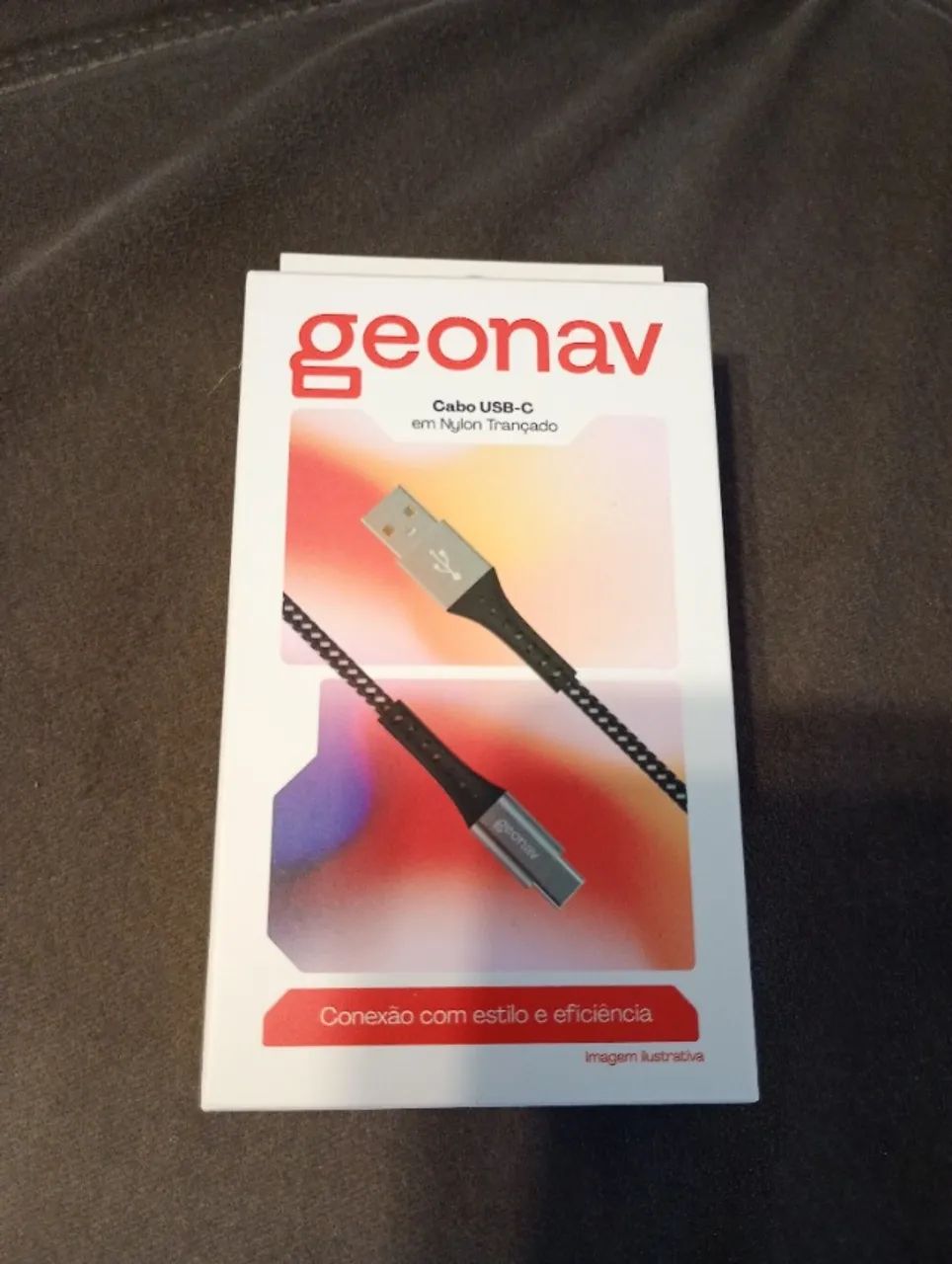 Cabo Geonav USB-C em nylon trançado