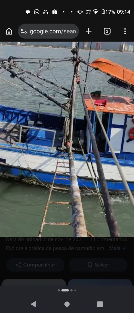 Barco de Arrasto Camarão 