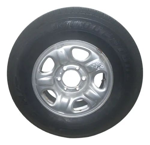 Roda Step 16 Com Pneu 245 70 R16 Chevrolet S10 Prateado - Foto 5