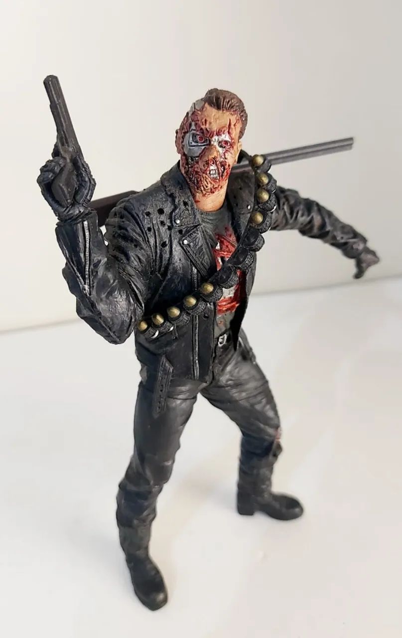 Action Figure Terminator 2 T-800 Exterminador do Futuro 2 Movie