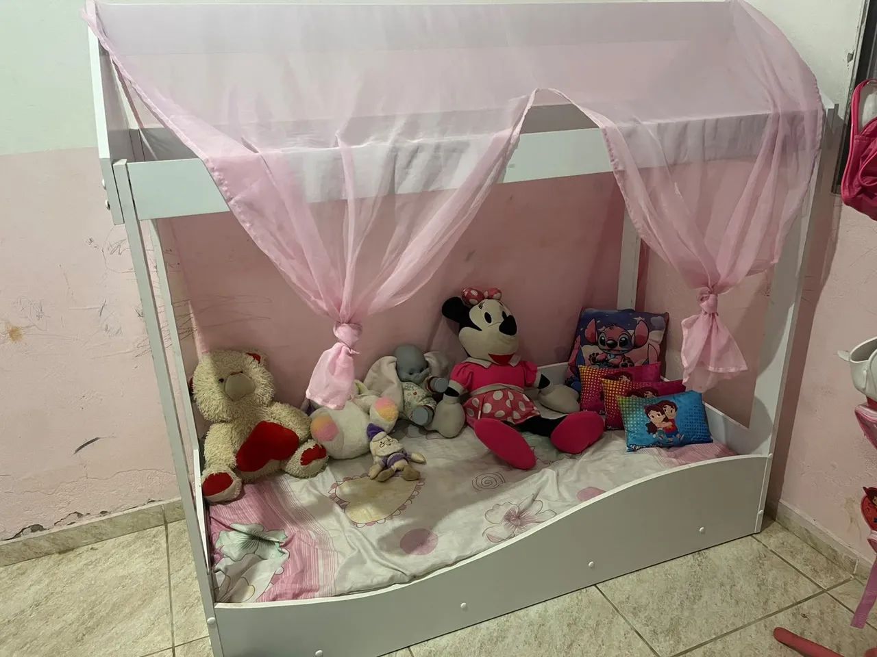 Cama montessoriana completa com colchão 