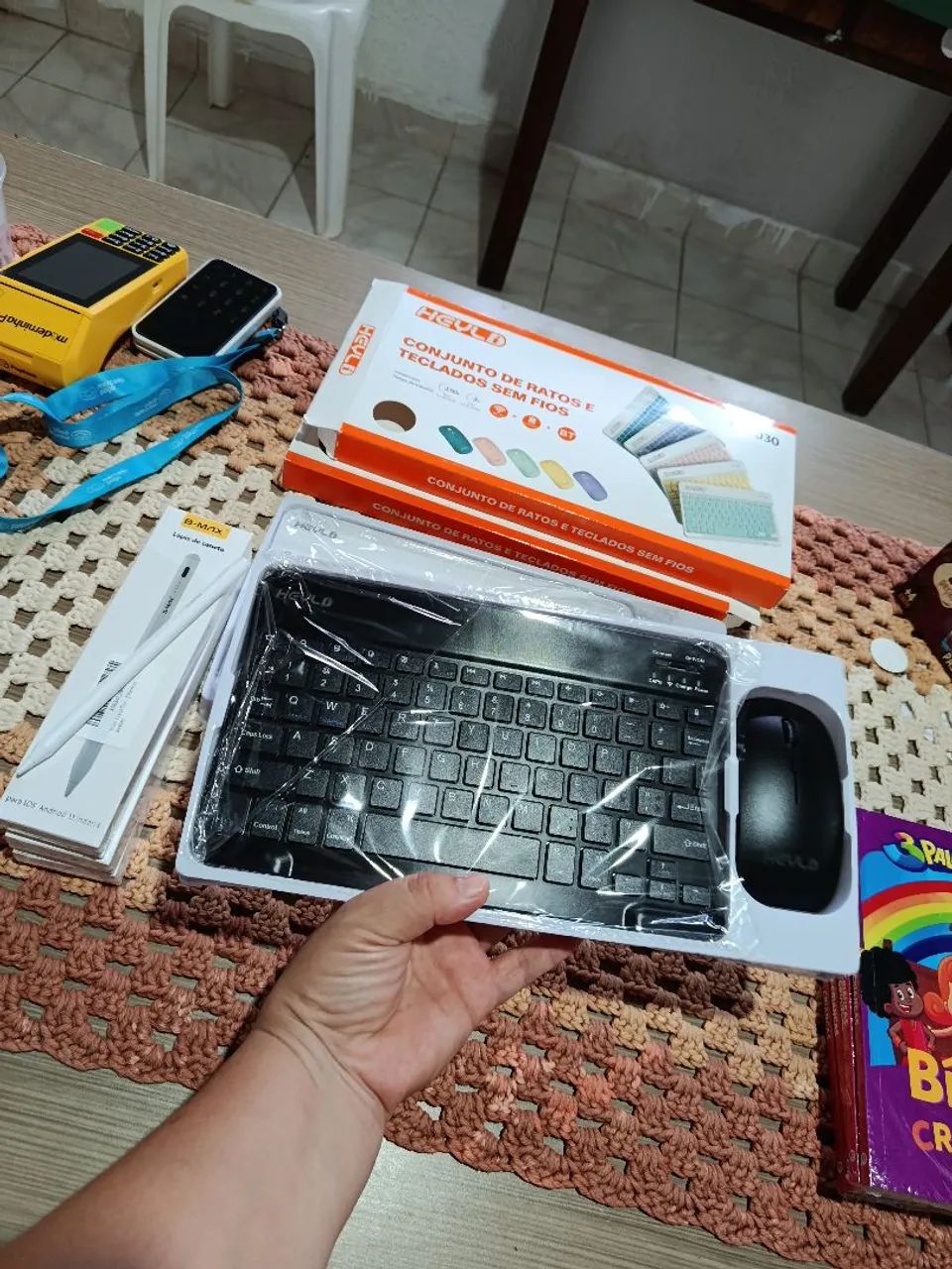 Kit Teclado+ mouse + caneta 