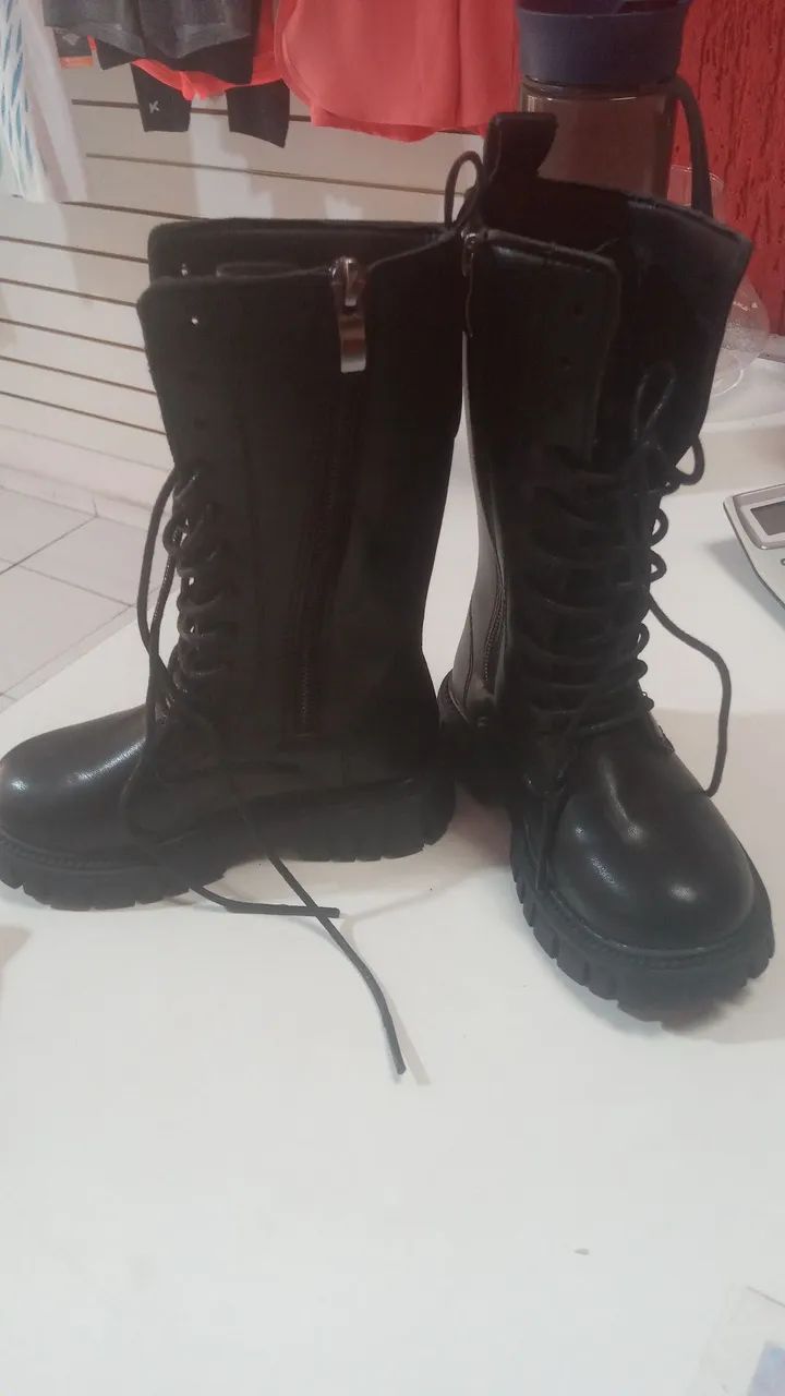BOTAS ALTAS E MODERNAS ESTILO K POP NOVA - Foto 3
