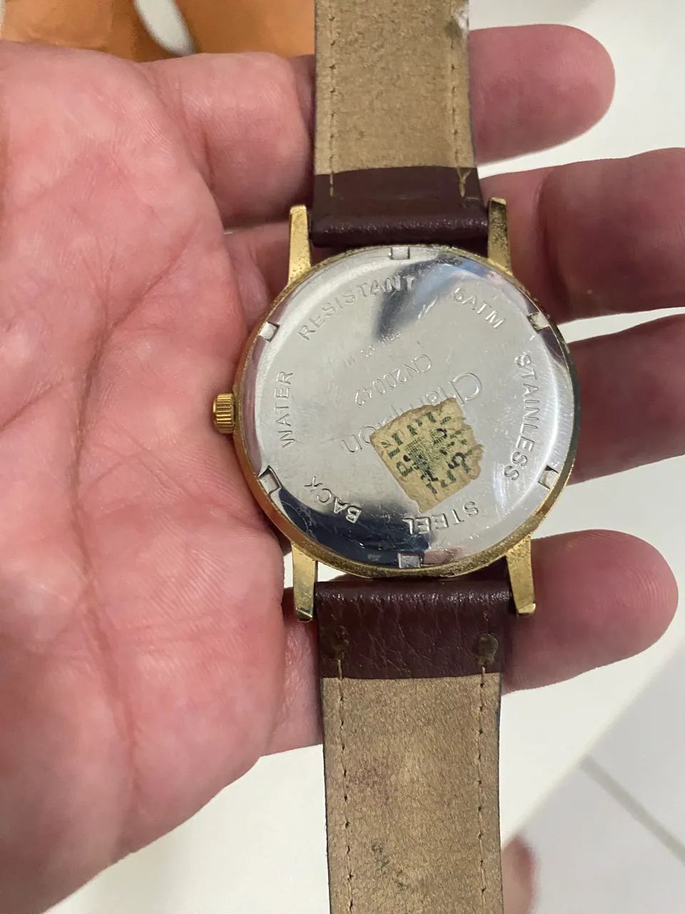 Relógio social Champion - pulseira marrom  - Foto 4