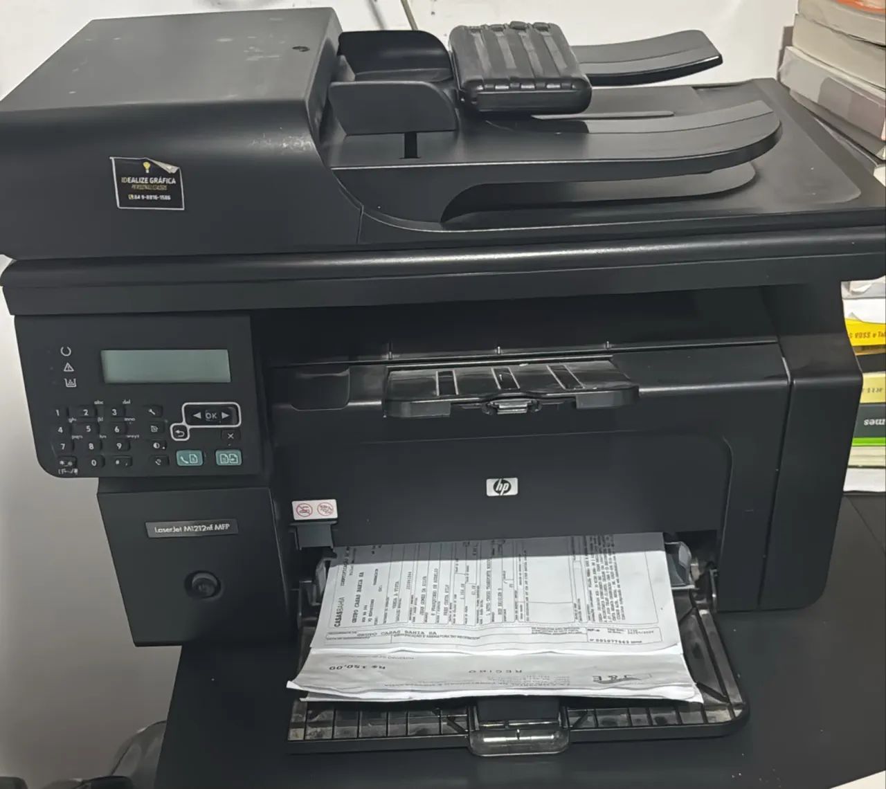 Impressora HP LaserJet M1212nf MFP