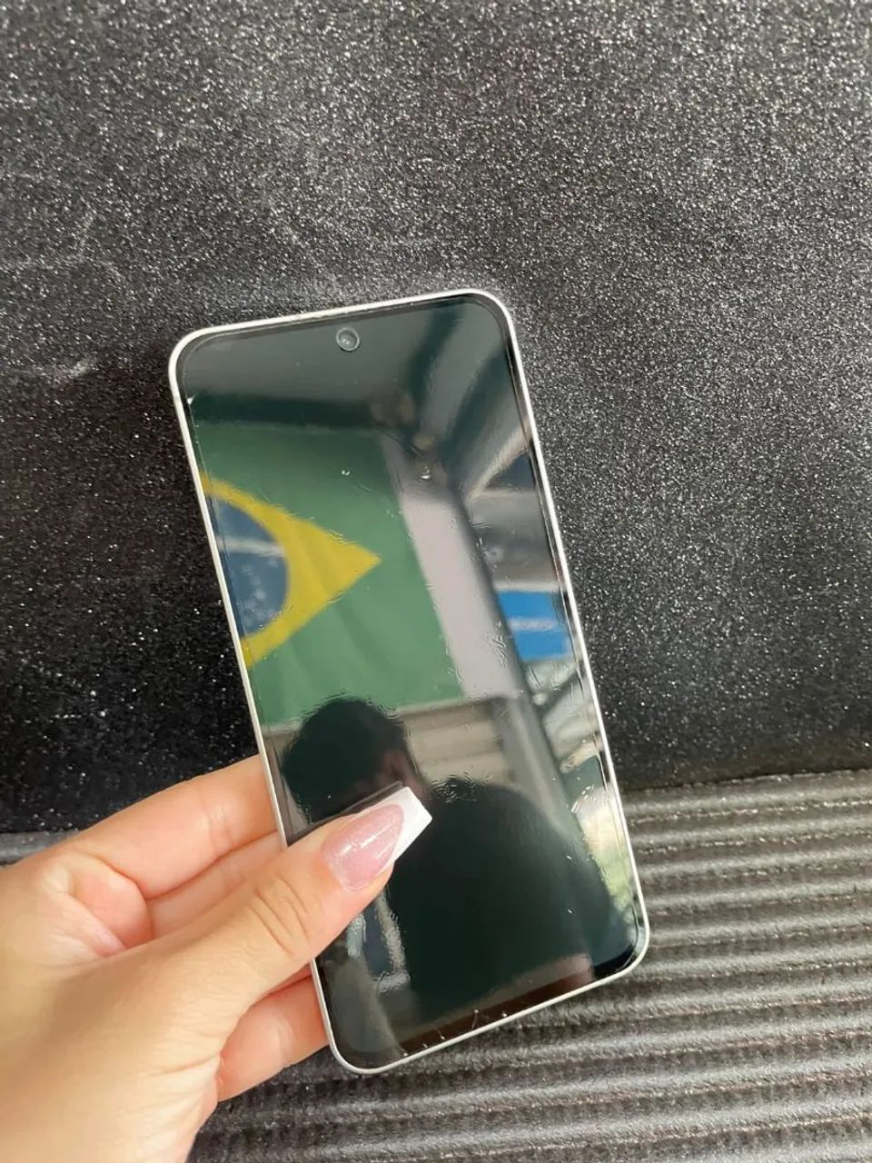 SAMSUNG S24 FE BRANCO 8/128GB - Foto 4