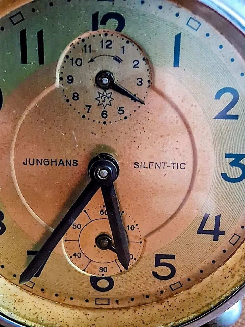 Relógio antigo alemão Junghans Silent-tic - Foto 2