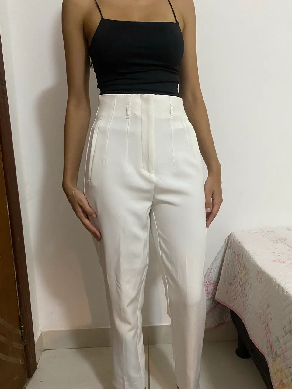 Calça branca alfaiataria  - Foto 2
