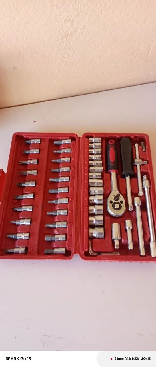 Kit soquetes catraca com maleta - Foto 5