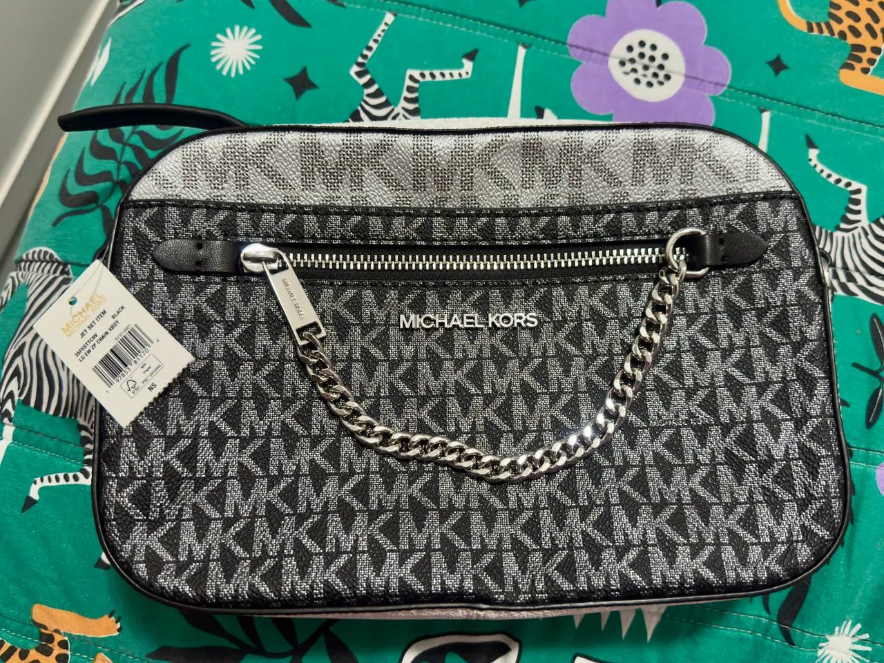 bolsa michael kors jet set crossbody preta - Foto 3
