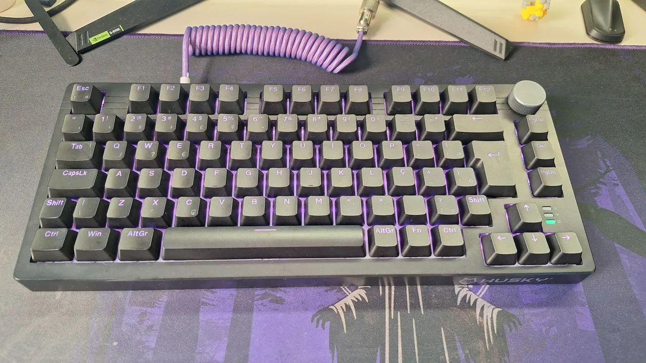 Teclado mecânico Husky Nomadic G Pro Brown  - Foto 3