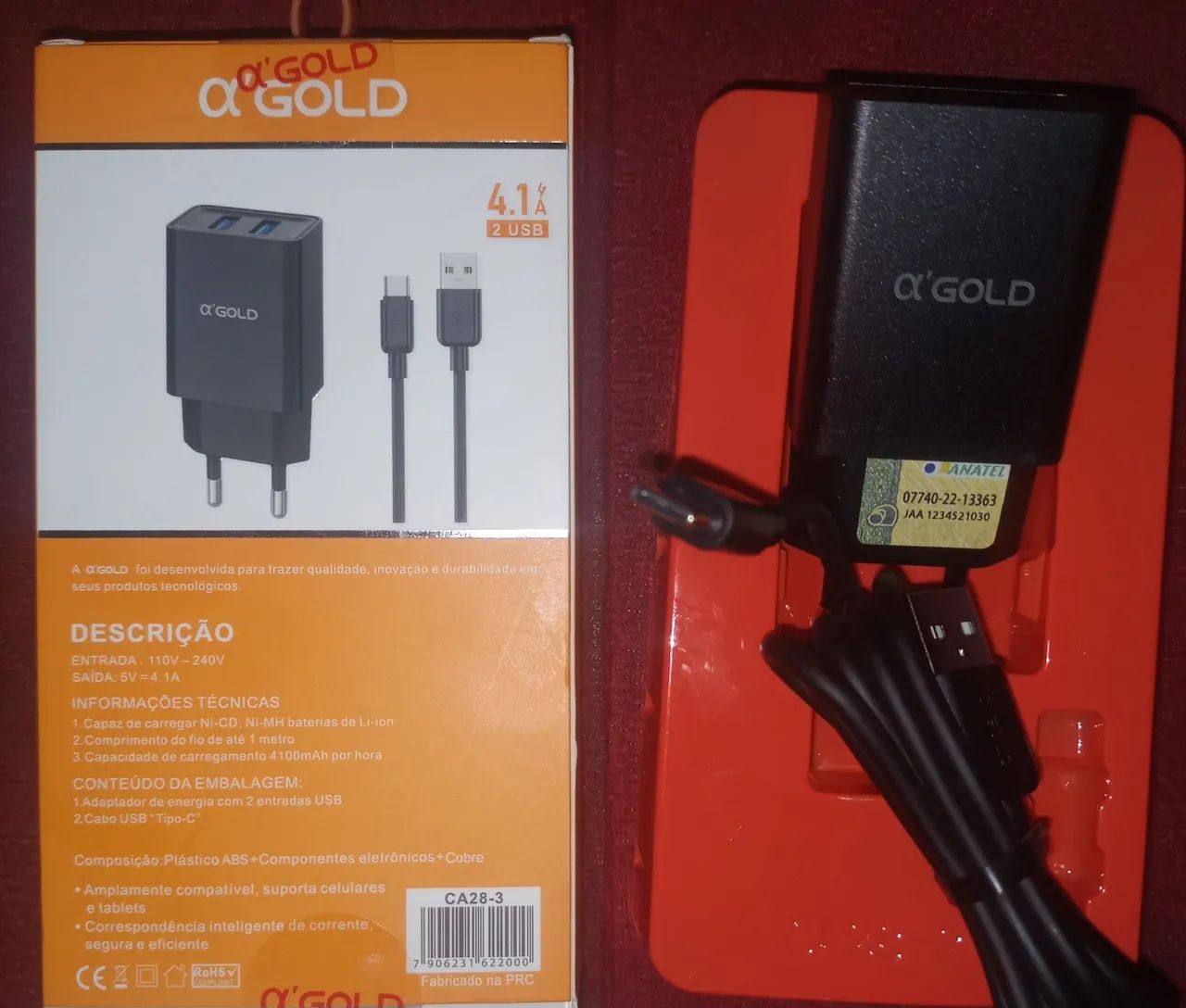 Carregador Tipo C e IOS (iPhone/Ipods) - Foto 3