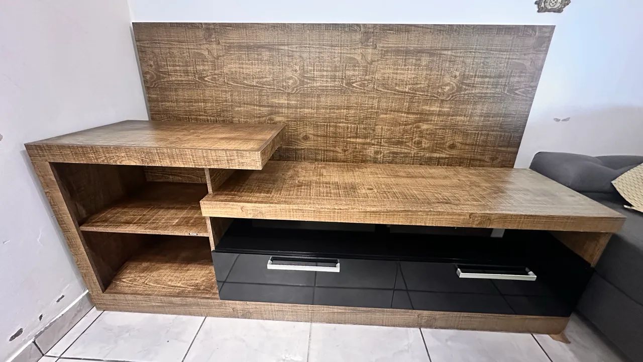 Rack com painel para televisão  - Foto 2