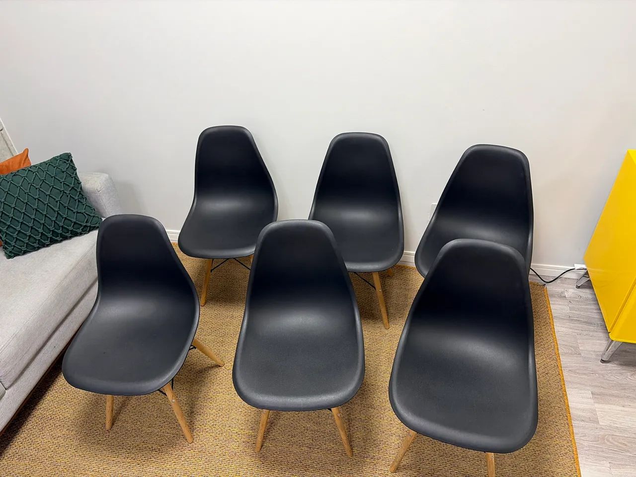 6 Cadeiras Eames Eiffel (Ótimo estado) - Foto 3