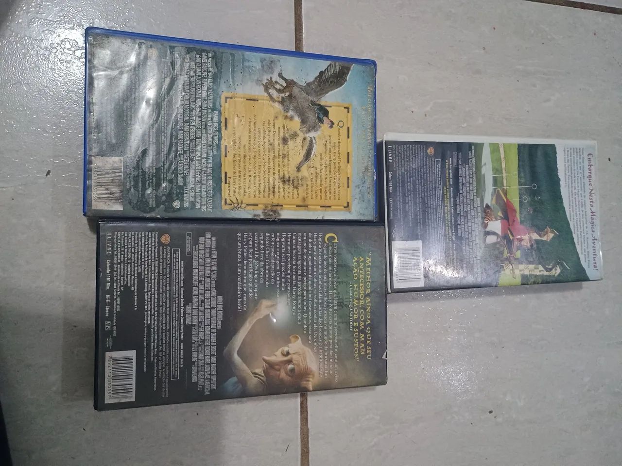 lote de fitas do harry potter dublada vhs - Foto 3