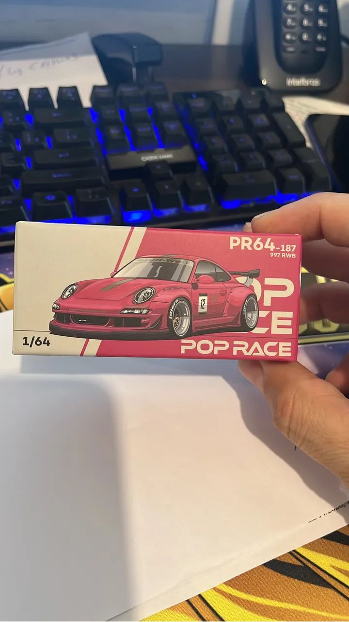 Pop race Porsche 997 RWB rosa - Hobbies e coleções - Vila Nossa