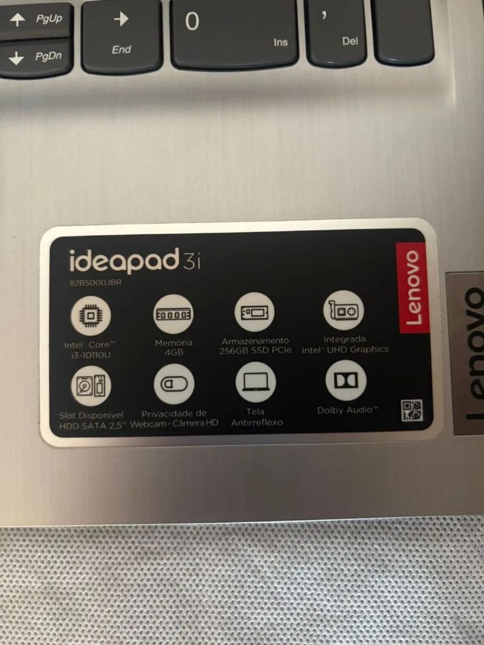 Notebook ideapad i3 (lenovo) 256gb - Foto 3