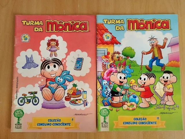 Turma da mônica coleção consumo consciente - Foto 5