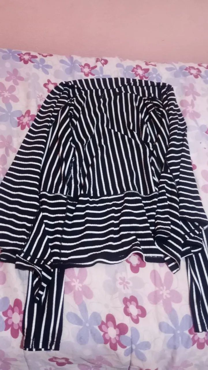Blazer listrado feminino  - Foto 2