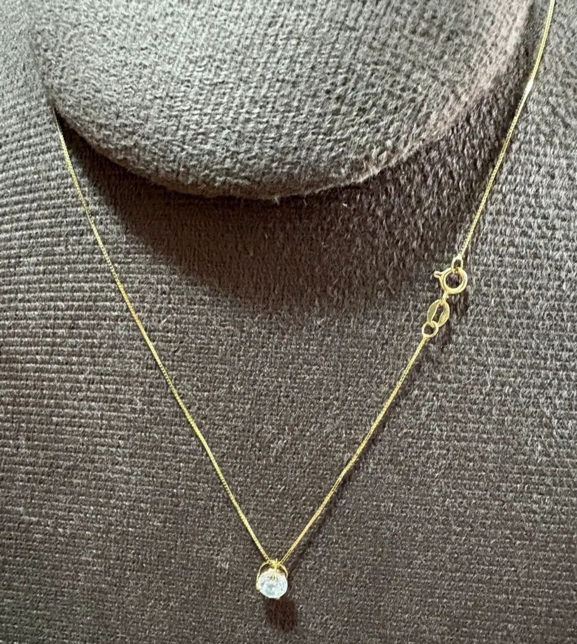 Corrente ouro 18k com ponto de luz - Foto 3