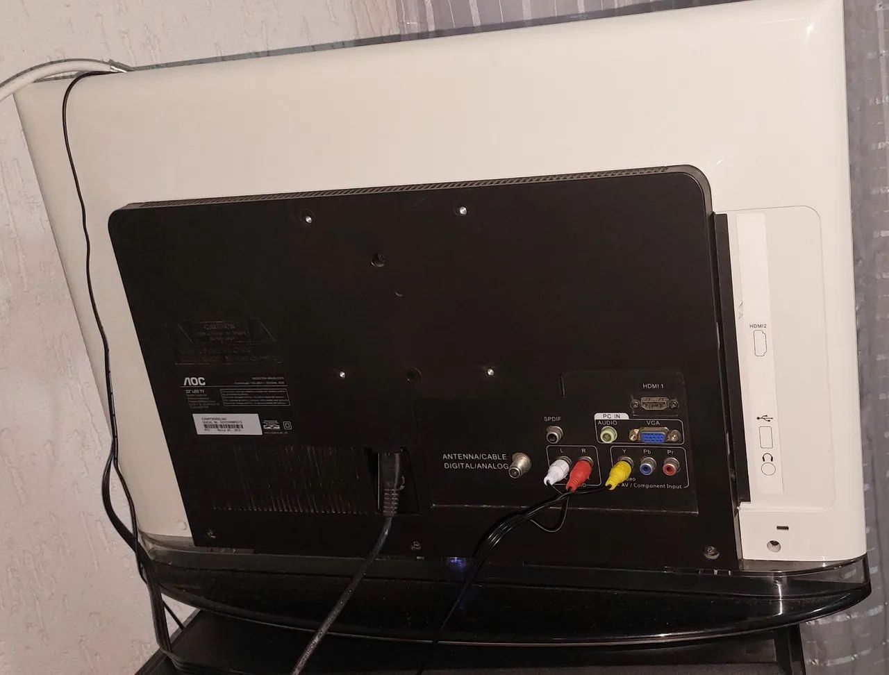 TV AOC LED 22" + Conversor Digital Aquário - Foto 3