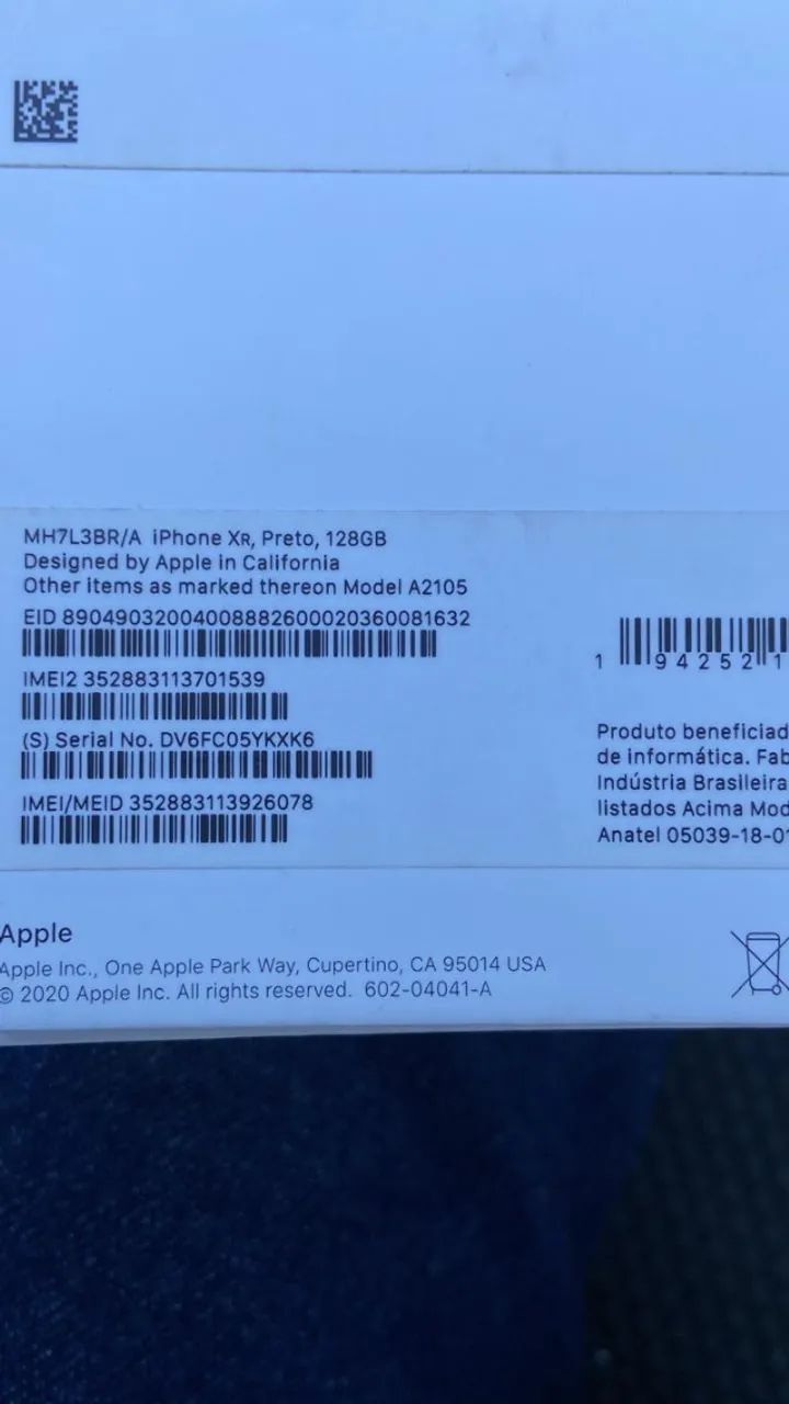 iPhone XR - Usado em ótimo estado