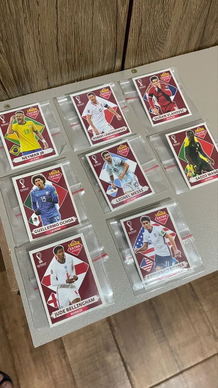 12 Figurinha Legend Copa Do Mundo 2022 Original  - Foto 4