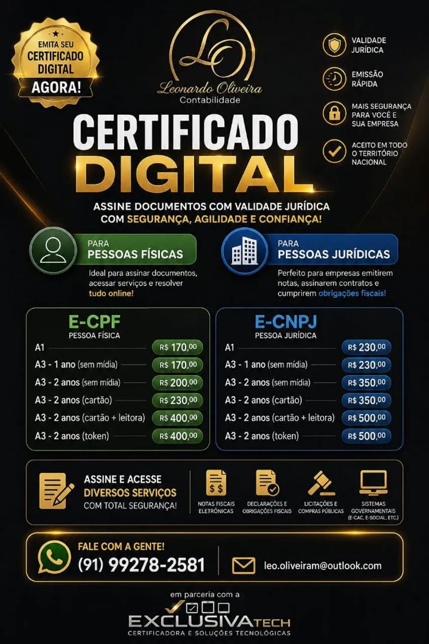 Certificado Digital Pessoa jurídica 