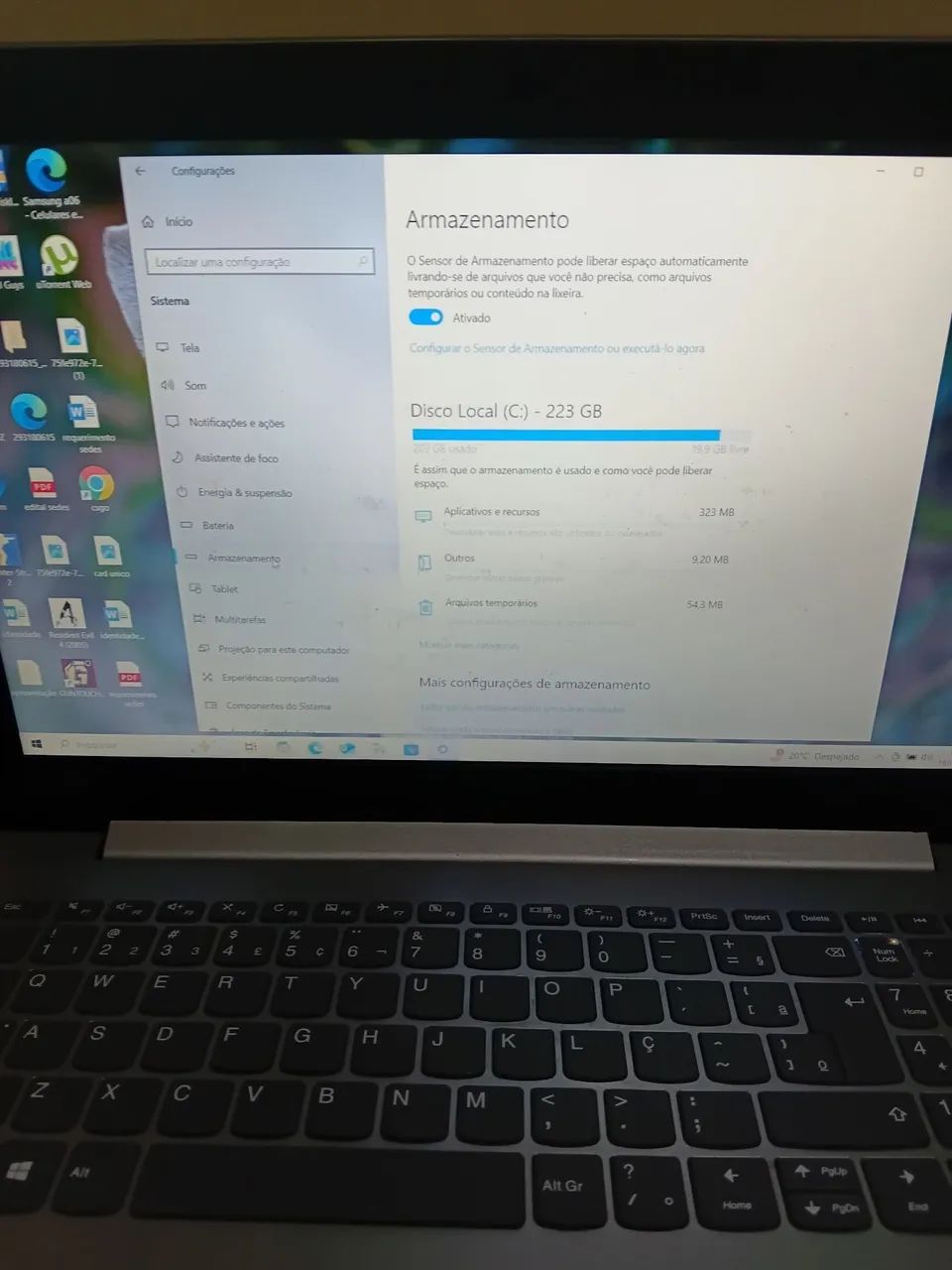 Notebook lenovo i3 ddr4 15 polegadas full hd - Foto 5