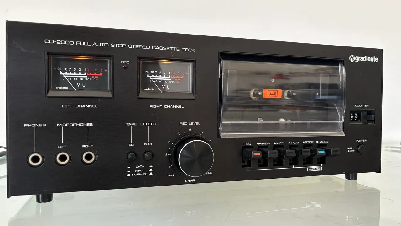 Tape deck Gradiente Cd-2000 - exemplar de colecionador 
