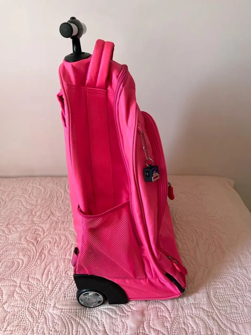 Mochila de Rodinhas Paul Frank Pink (Original) - Foto 2
