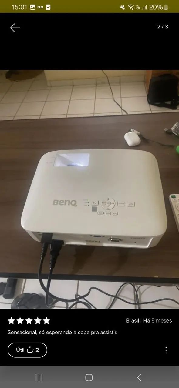 Projetor benq MW560