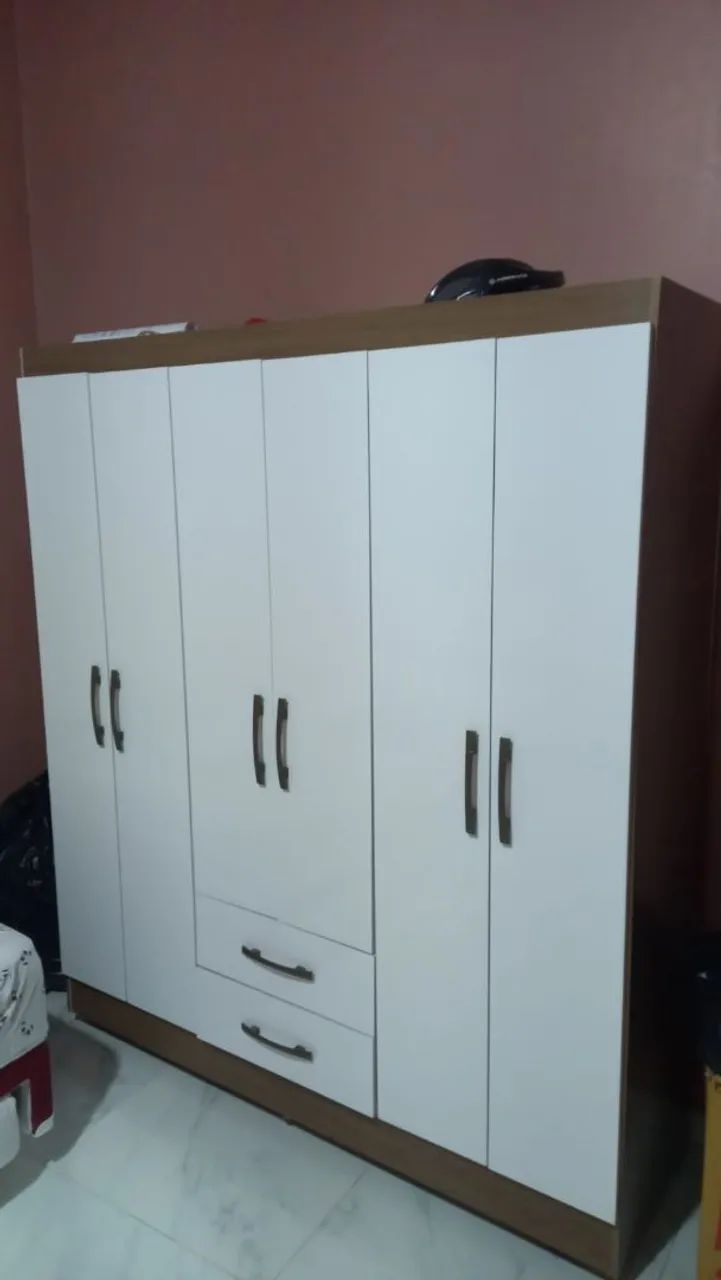 Vende-se cama de casal e guarda roupa solteiro. - Foto 3