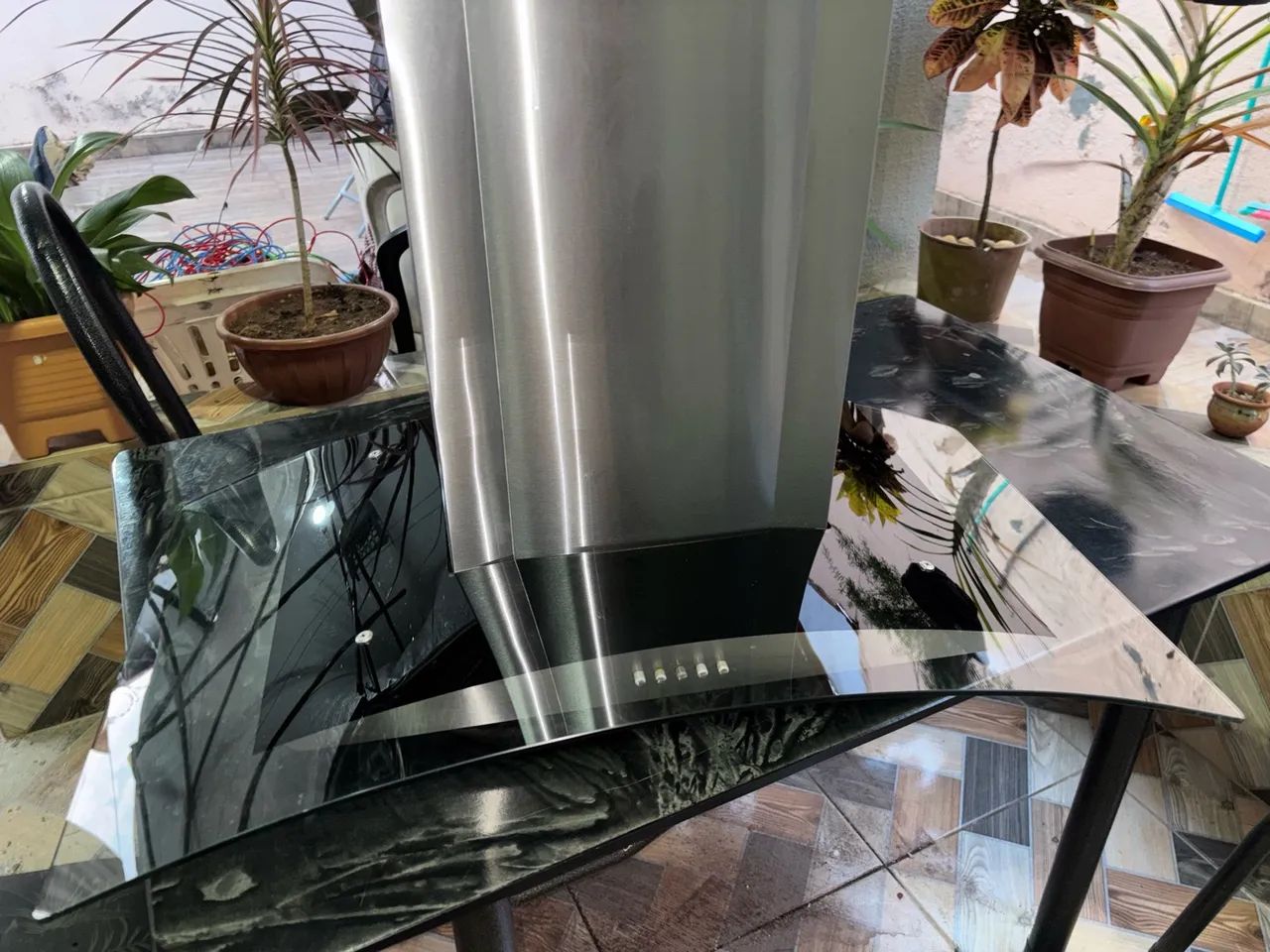 Coifa cadence 90 cm de vidro 