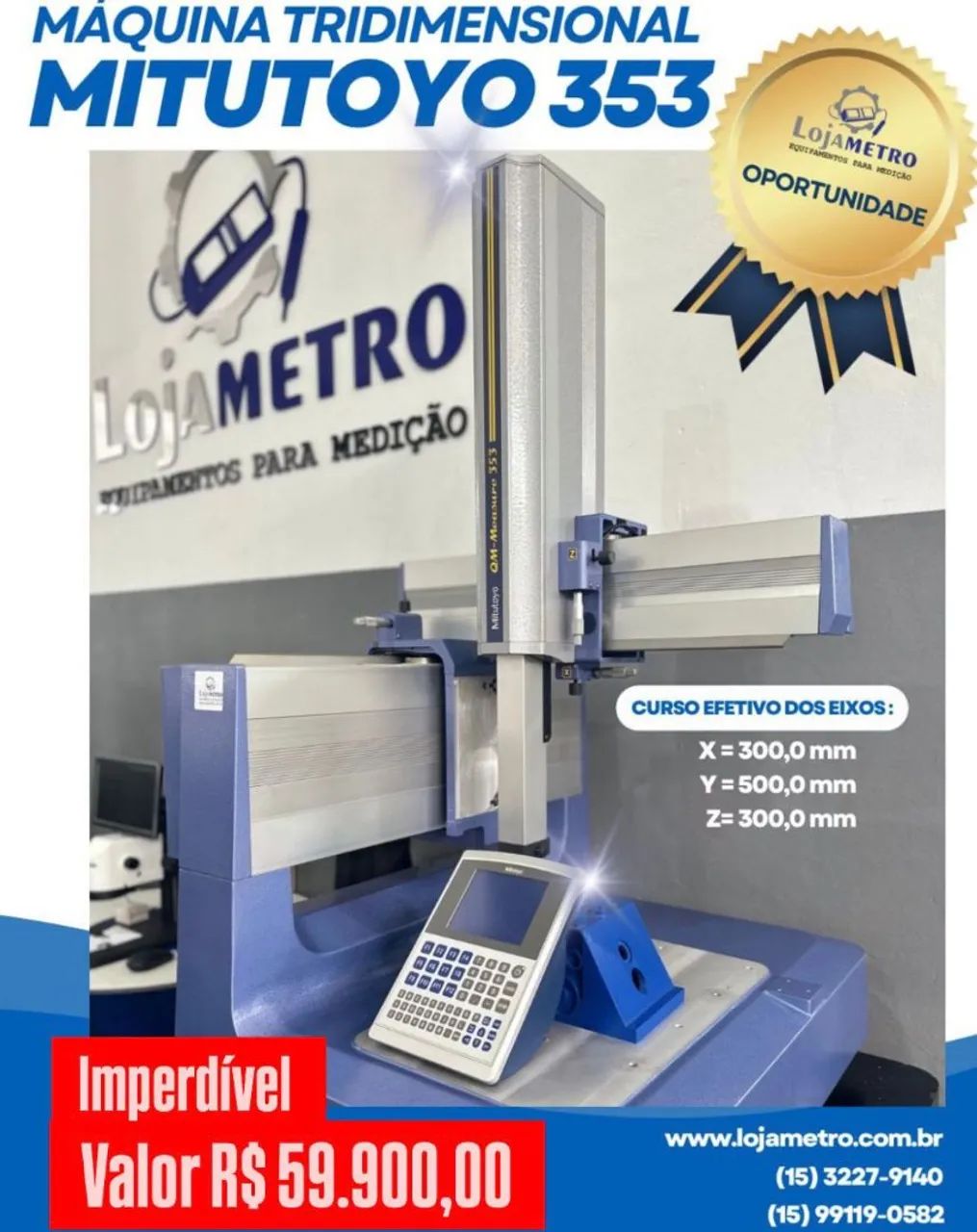 Tridimensional Mitutoyo 353