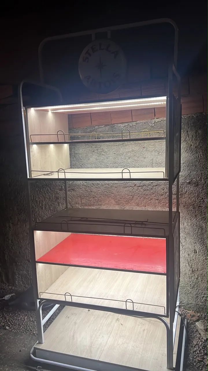 Expositor com led