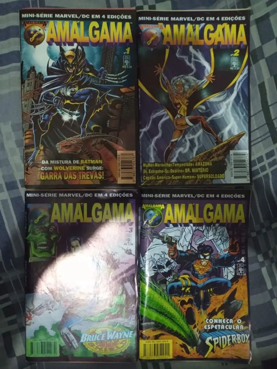 DC VS MARVEL coleção completa com as 3 mini séries + AMÁLGAMA mini série completa  - Foto 4