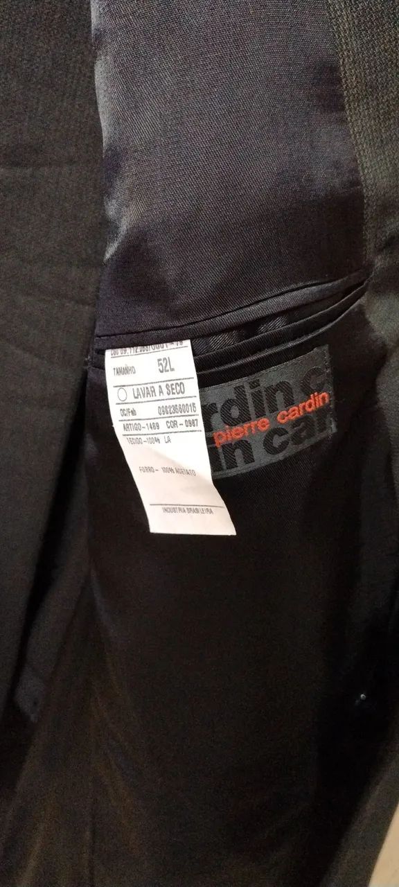 Terno Preto Pierre Cardin  - Foto 4