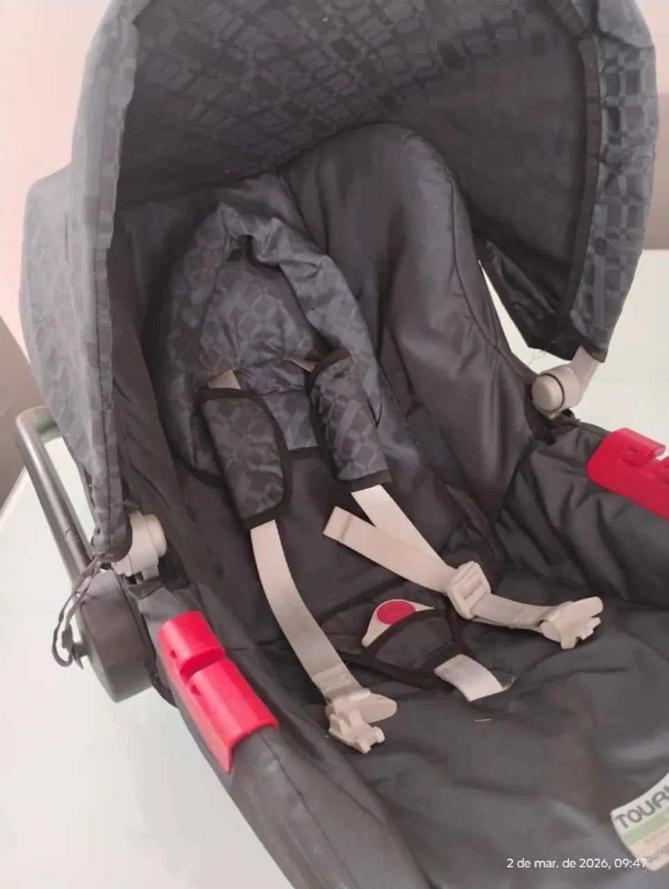 Bebê conforto Burigotto Touring Evolution SE + suporte/base! - Foto 3