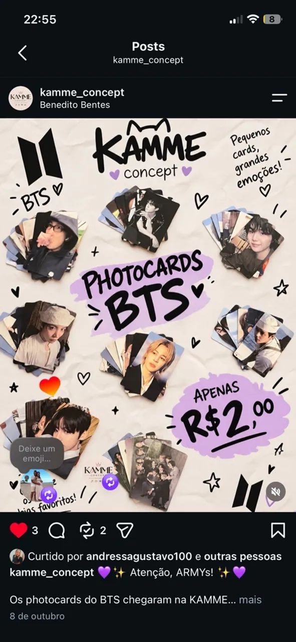 Photocards do BTS