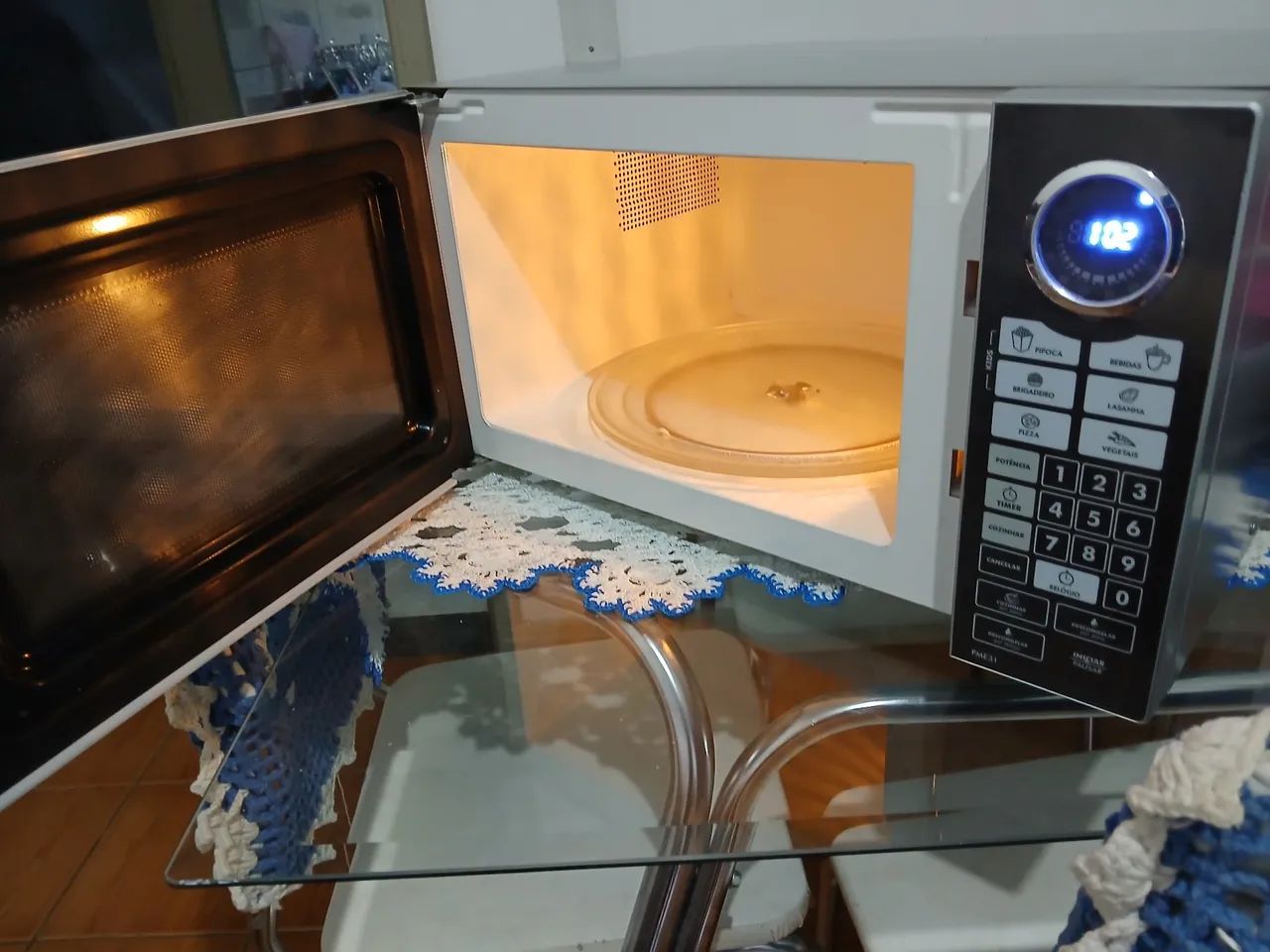 Micro-ondas espelhado philco 31 litros  - Foto 5