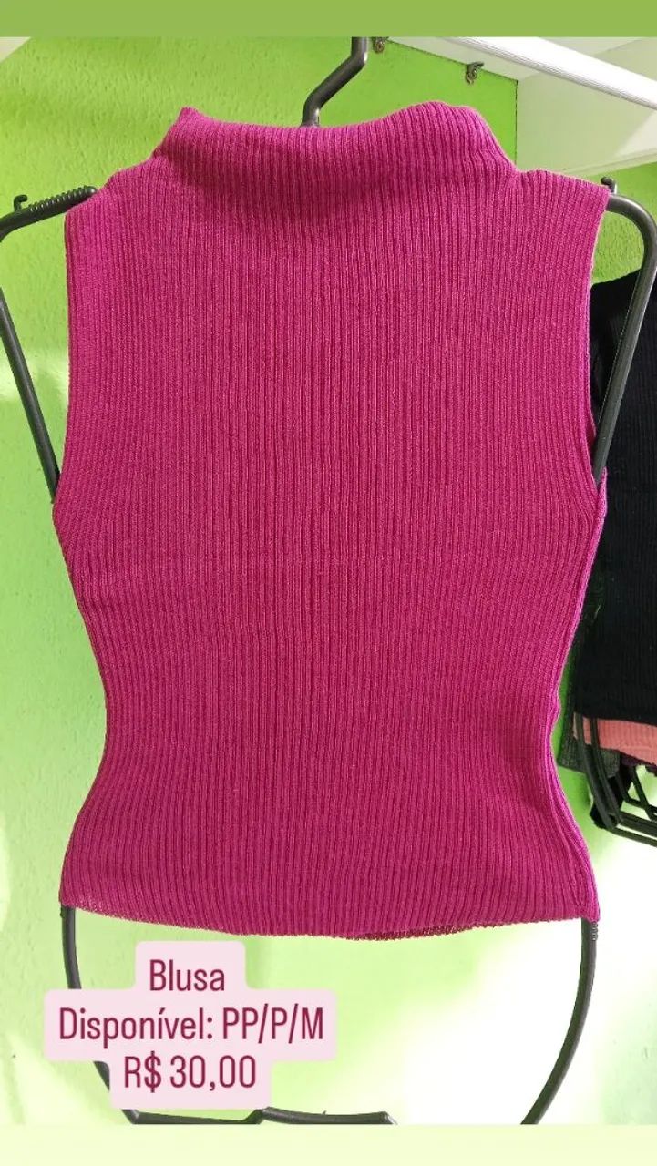 Blusas femininas no tricô  - Foto 4