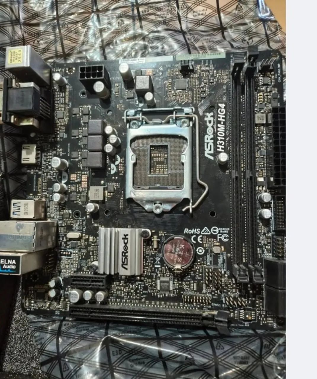 kit placa mãe h310  i3 9100f 
