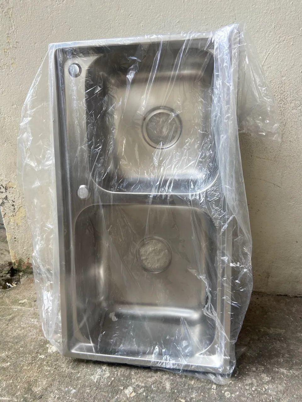 Cuba dupla para Pia de cozinha Nova! no plástico  - Foto 5