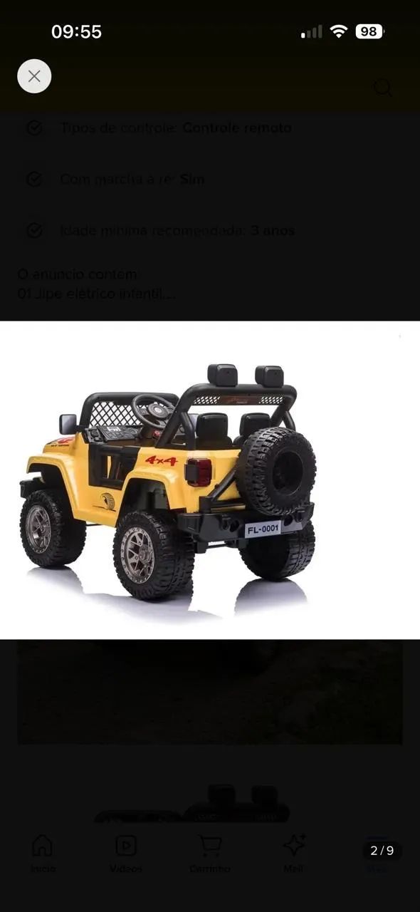 CARRO ELÉTRICO INFANTIL  - Foto 5