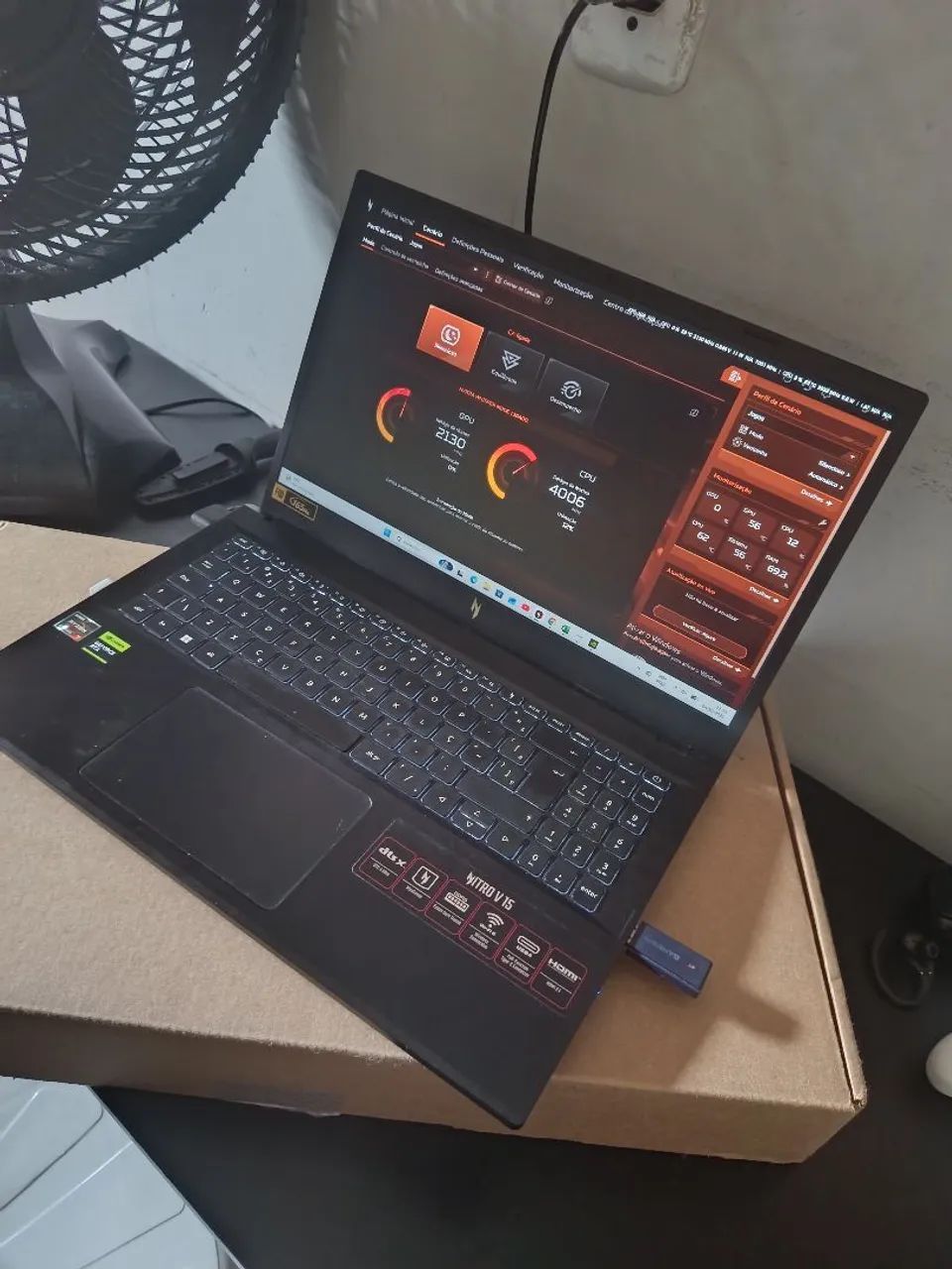 NoteBook Acer nitro v15 RTX 4050