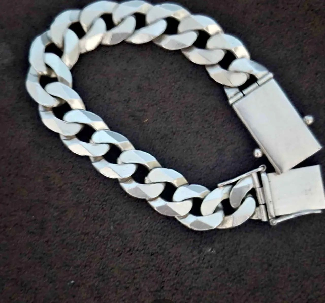 Pulseira de prata 925 70gramas
